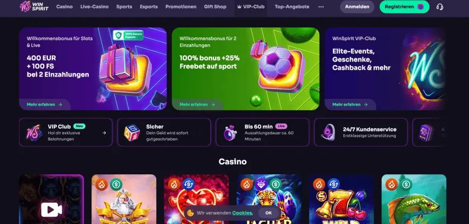 Banner WinSpirit